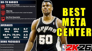 THE ABSOLUTE BEST CENTER BUILD on NBA 2K26!