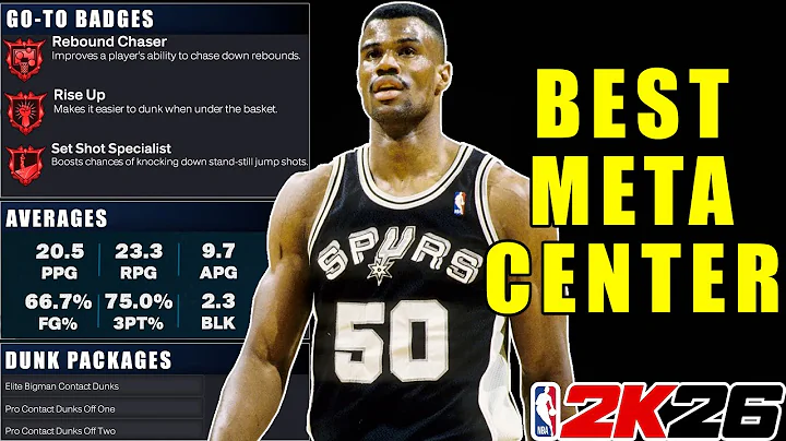 THE ABSOLUTE BEST CENTER BUILD on NBA 2K26!