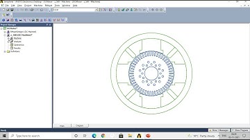 DC Machine (DC Motor)-Design and simulation using ANSYS Maxwell software (RMXprt)