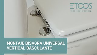 ETOOS Instalación de Bisagra Universal VERTICAL BASCULANTE - IT0217/01