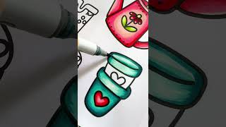 Self-Care Moments coloring book by Coloring Book Cafe! #coloringadventure #coloringwithmarkers #art