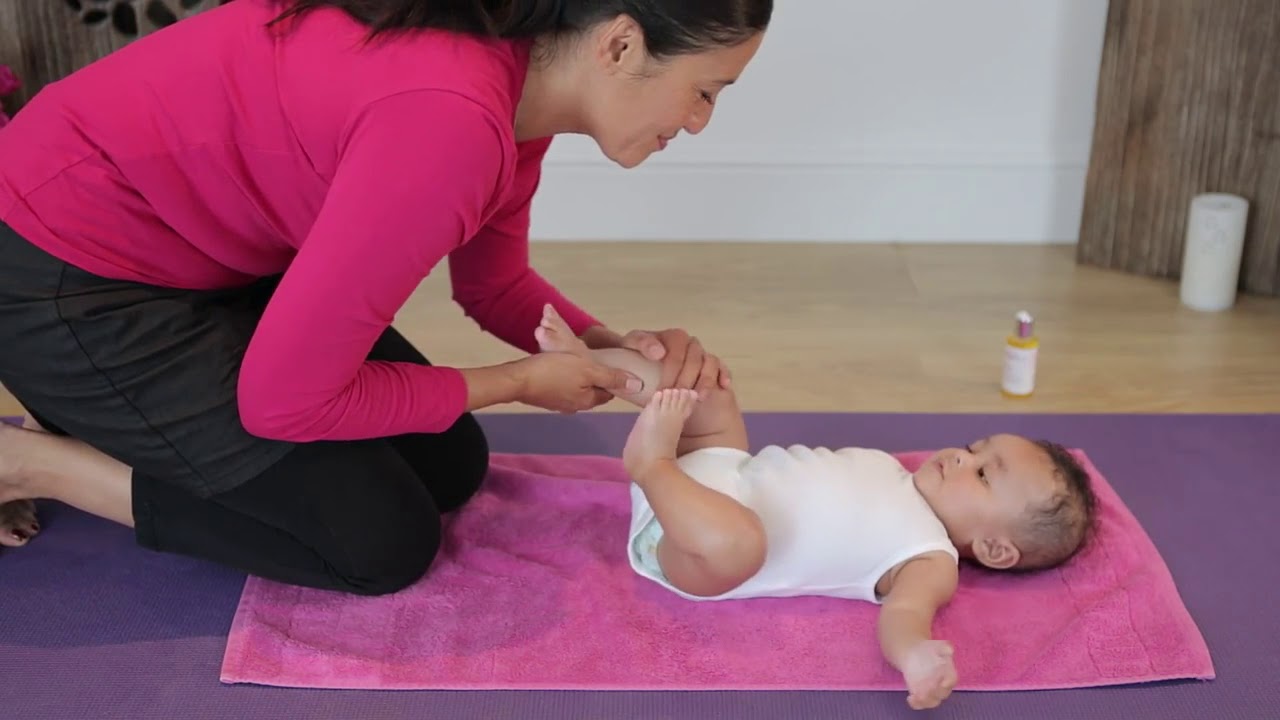 Top to Toe Baby Massage Techniques Mothercare YouTube