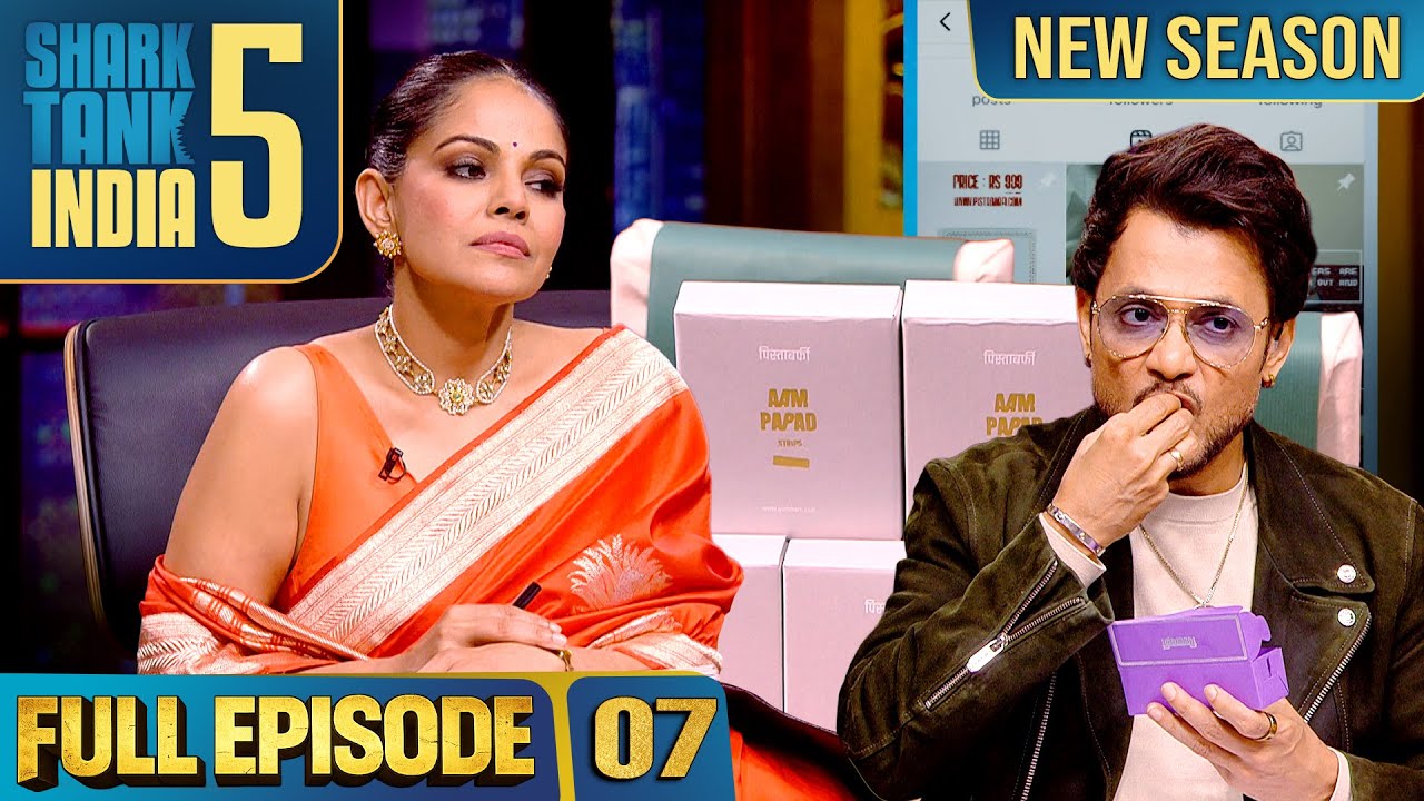 ⁣Shark Tank India S5 | Full Episode 7 | Swad, Science aur Startups ka Ultimate Tadka! | New Season