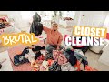 HUGE Closet Cleanout Pt. 2 | Ella Elbells