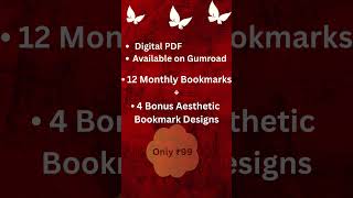 🎄 Aesthetic Reading Bookmarks | Perfect Christmas Gift for Book Lovers 📚  #chistmas #reading