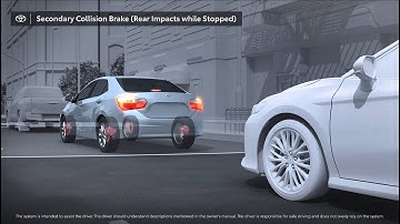 Secondary Collision Brake | Toyota