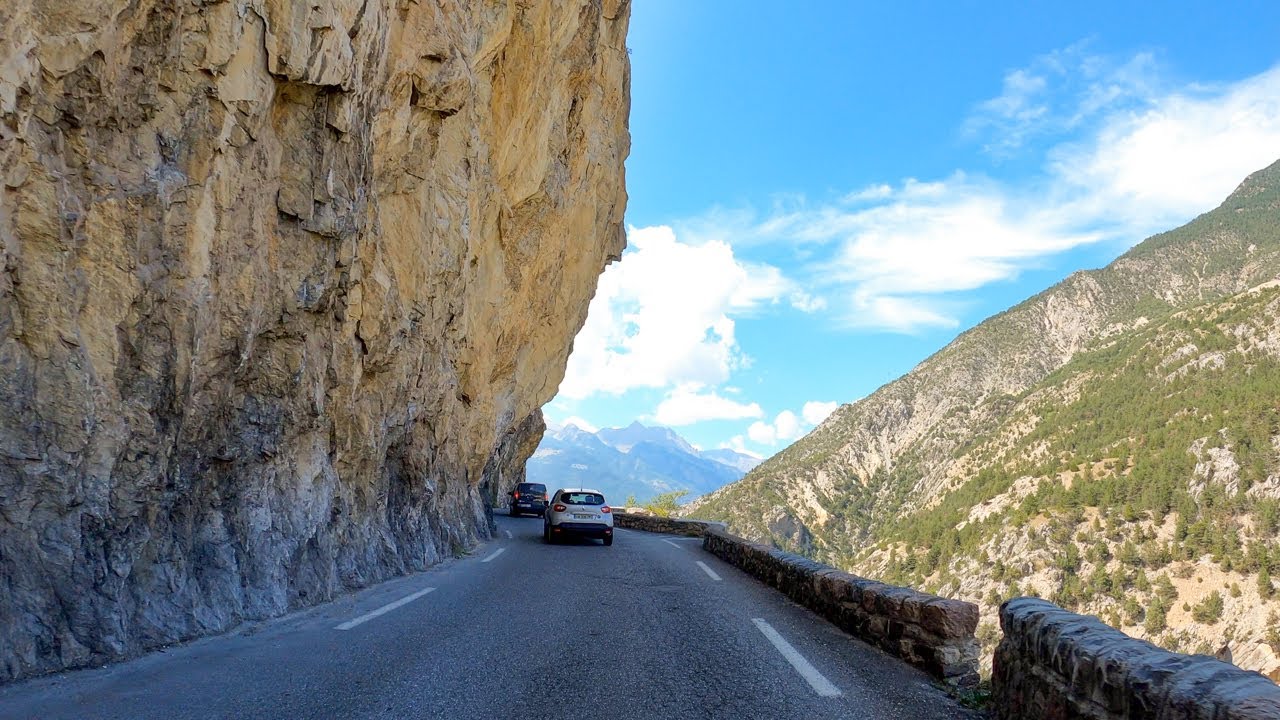 Driving the Gorges du Guil, France