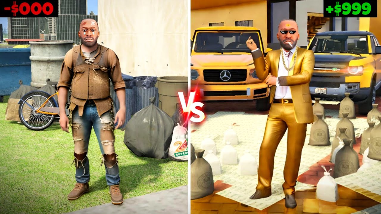 Poor VS Rich Life in Indian Bikes Driving 3D 😭 | Indian Bikes Driving 3D | Crazy Indian GAMER