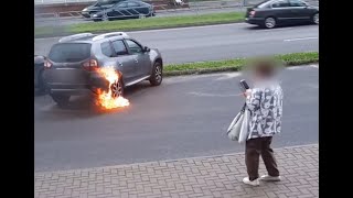 В Гомеле пенсионерка подожгла два авто по указанию телефонных мошенников