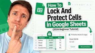 How To Lock And Protect Cells In Google Sheets (2026 Beginner Tutorial)