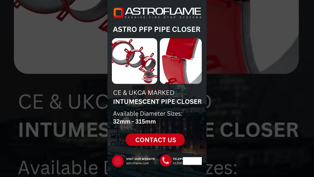 Astro PFP Pipe Closer – Fire Rated Pipe Seal