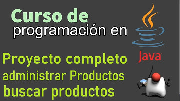 Curso de Java desde Cero | PROYECTO COMPLETO, MODULO PRODUCTOS, ADMIN PRODUCTOS-BUSCAR (video 121)