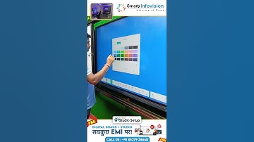 How to Change Digital Board Background | Best Digital Whiteboard 2024 | Interactive Smart Board
