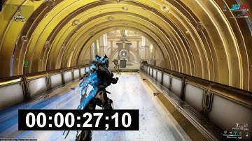 Warframe - Void Hepit T1 capture speedrun 35 seconds