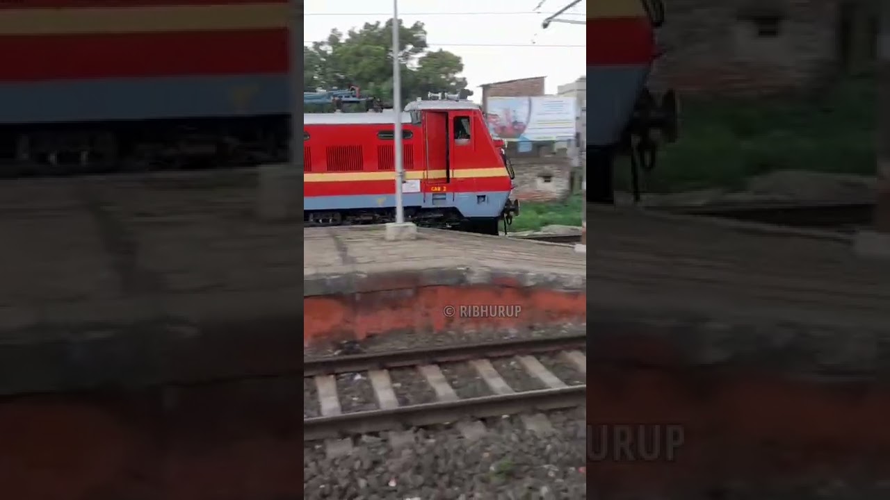 SRC WAP4 22500 Light Loco Moving Towards HWH 