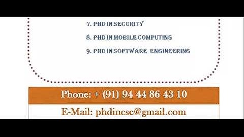 PHD CSE IN SHEFFIELD