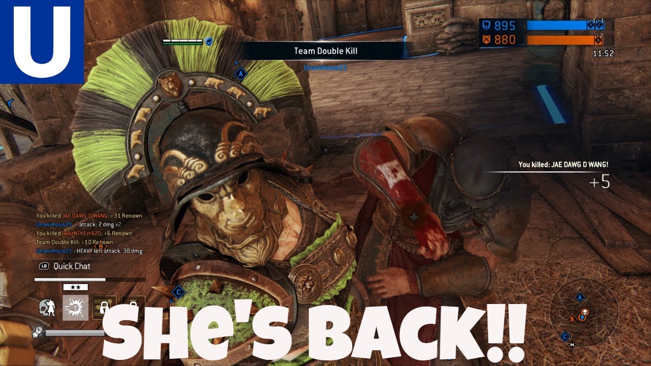 For Honor- Everyone Is My Main #10! (Glad Is Back)