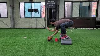 쇼케이 스포츠 베이스볼 수비 기본기 STEP BOX DRILL