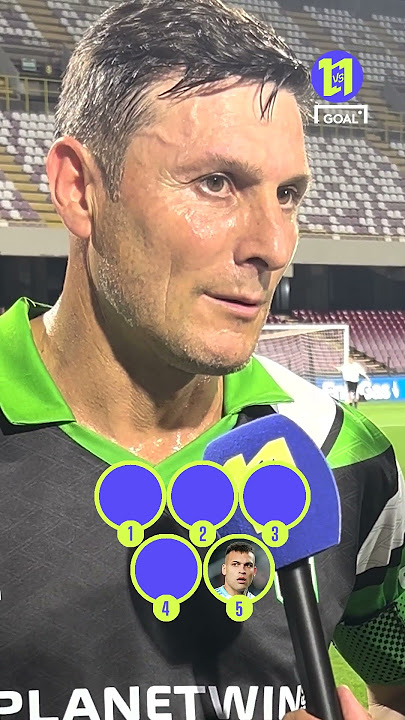 MESSI or MARADONA? 🇦🇷 JAVIER ZANETTI ranks ARGENTINA LEGENDS #shorts