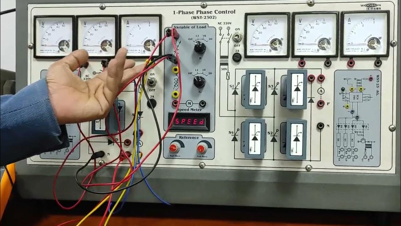 Single Phase Half Wave Controlled Rectifier Experiments By Dr. Mohammed