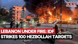 Lebanon Under Fire: IDF Pounds Around 100 Hezbollah Targets As Smoke Engulfs South