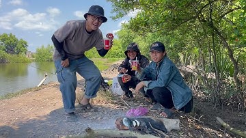 Một ngày  câu đầm tại Lý Nhơn -Cần Giờ có gì vui