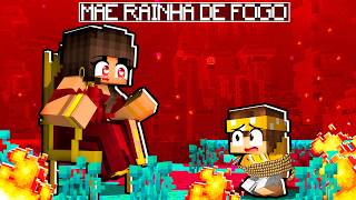 Alex Monte Tem Uma Mãe Rainha De Fogo No Minecraft
