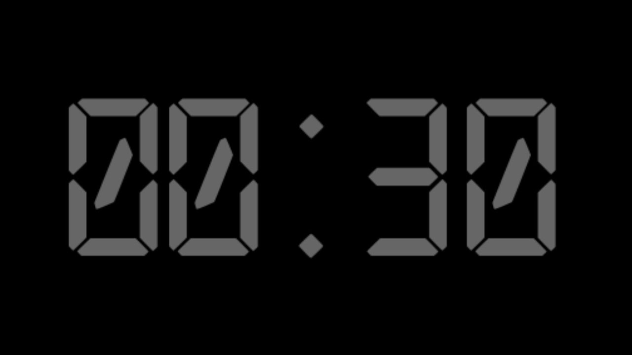 30 sconds timer HD Countdown intro YouTube no copyright free download ...