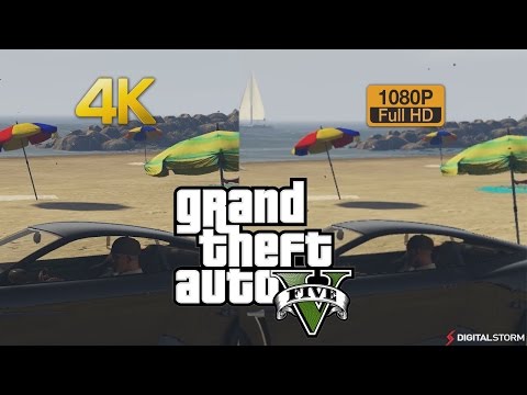 4K vs 1080p Graphics Comparison Grand Theft Auto 5