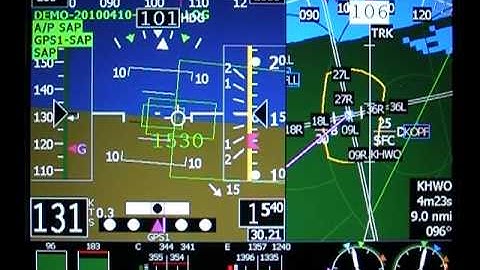 GRT Sport Synthetic Approach with PFD/Map screen