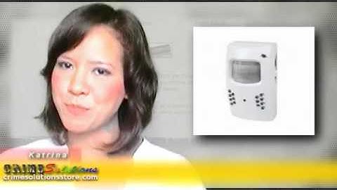 Motion Detector Alarm Hidden Camera with Built-In DVR Review