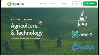 AgriLink 🌱 | Modern Agricultural Marketplace Project (Java, JavaFX, MySQL) screenshot 5