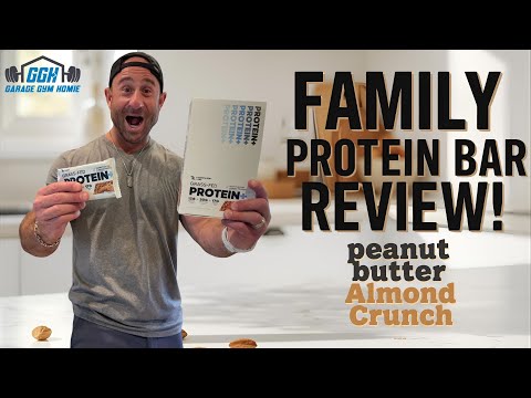 PUREST BARS ON THE MARKET! 💪🔥 Transparent Labs Grass-Fed Protein+ Bars (Peanut Butter Almond Crunch)