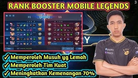 SCRIPT RANK BOOSTER AUTO WIN|MOBILE LEGENDS BANG BANG|NO PASSWORD.