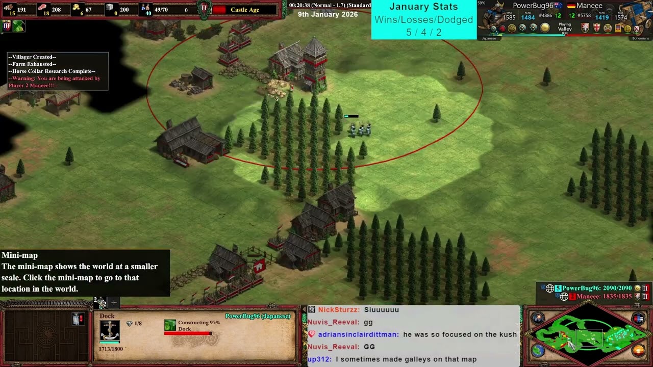 RM 1v1 Valley | Japanese vs Bohemians | AoE2