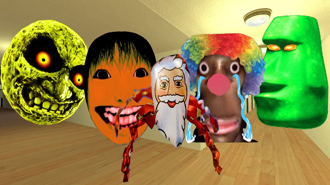 My Name Is Aughh, Scary Among Us, Banana,Goo Goo Gaga,Moai,Jungler Nico's,Yoshie Kimura in Gmod