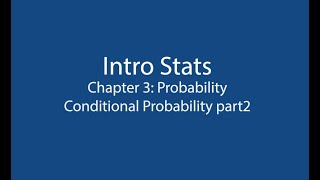 OpenIntroStats Ch3: Conditional Probability Part2