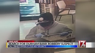 Have you seen this man? Durham police looking for person who robbed bank at gunpoint
