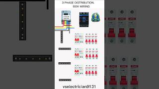 3 phase distribution board #viralvideo #electrician #electrical #electricalengineering #electronic