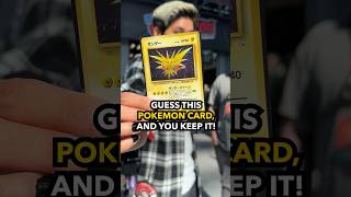 If He Guesses the Pokémon Card, He Keeps It! #BearWalker #pokemon #pokemoncards #zapdos