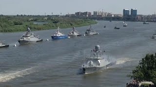 День ВМФ в Астрахани 2015