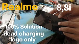 realme 8 dead only charging logo 100% solution