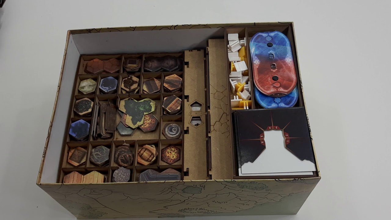 Upgrade for the Gloomhaven Organizer From Towerrex With Forgotten Circles,  Wooden Insert for Gloomhaven, Storage Solution for Gloomhaven 