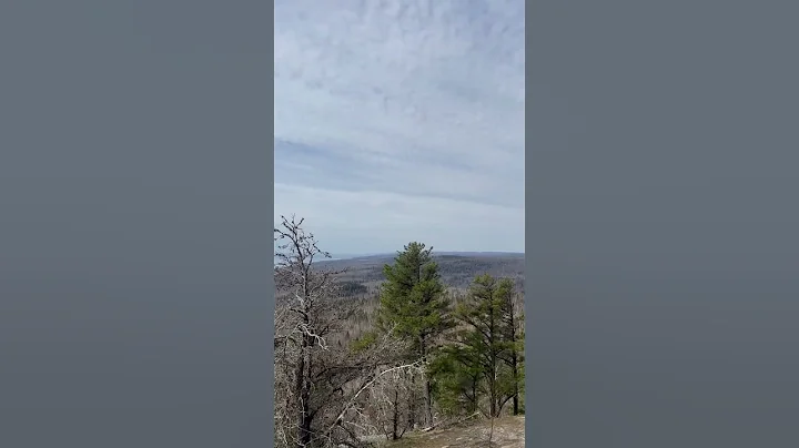 View from on top Carlton Peak Tofte MN! #view #hike #MN #short #wild #wilderness #fishingtrip #lake