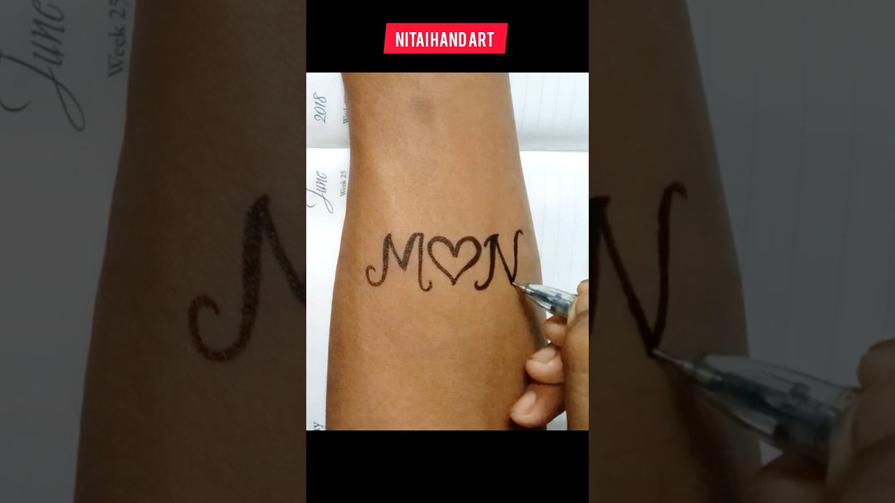 M ❤️ N tattoo ✨✨ 
