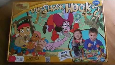 Who Shook Hook.  Jake and the Neverland Pirates Board Game Great Gift
