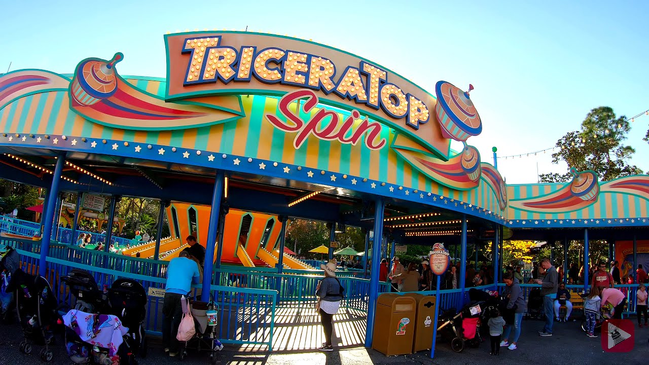 4K TriceraTop Spin Disney s Animal Kingdom 3D Binaural Audio YouTube