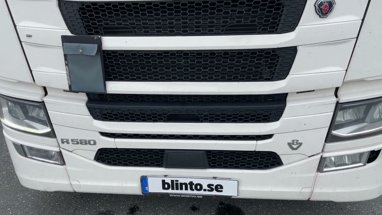 Lastbil med skåp Scania R580 6x2 16.4 Euro 6