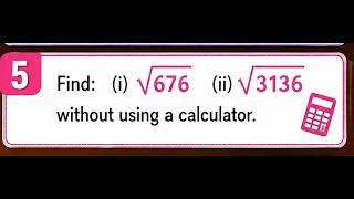 How to Find the Square Root of 676 and 3136 Without a Calculator (by Prime Factorisation)