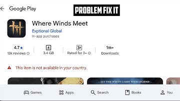 Where Winds Meet Not Available in Your Country 😱 | Problem Fix It